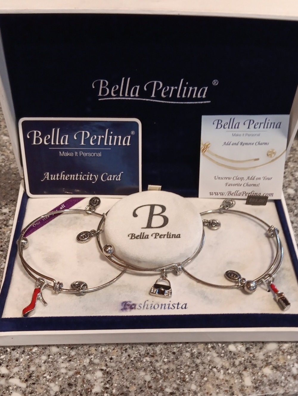 Bella Perlina Charm Bracelet Set